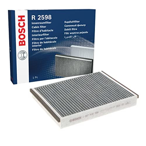 Image of Bosch R2598 Activated Carbon Cabin Filter, Replacement Filter - Against Unpleasant Smells, Pollen and Dust for Cleaner Air Inside the Vehicle