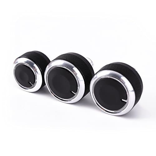 Image of Aluminium AIR CONDITION HEATER CONTROL KNOB KNOBS SWITCH SET For VW Golf MK5 MK6 Sirocco MK3 Caddy Typ 2K Jetta MK5 Passat B6 B7 EOS Tiguan Touran