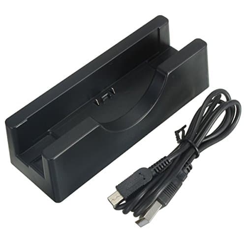 Image of C-FUNN Charging Docks Stand Cradle Charger & Cable Compatible with Nintendo NEW 3DS 3DSLL/XL
