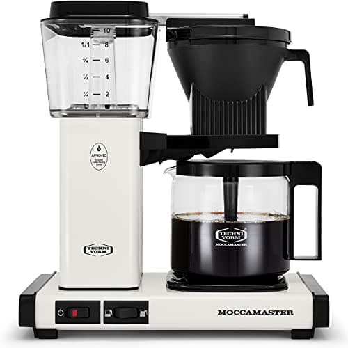 Image of Moccamaster 53933 KBGV Select 10-Cup Coffee Maker, Off-White, 40 ounce, 1.25l