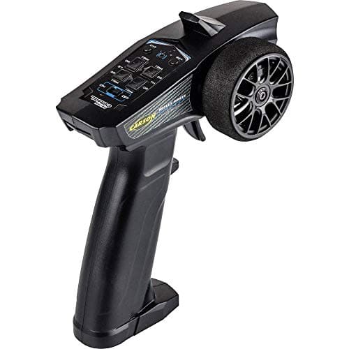 Image of Carson 500500102 Reflex Wheel Start 2.4G Radio, Model Building, Accessories, Remote Control, Receiver, 3 Channels, Tamiya Kit Compatible, Black