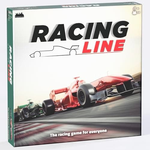 Image of Racing Line - Formula 1 Board Game for Families, Adults & Kids 8+ | Fast-Paced F1 Racing Party Game
