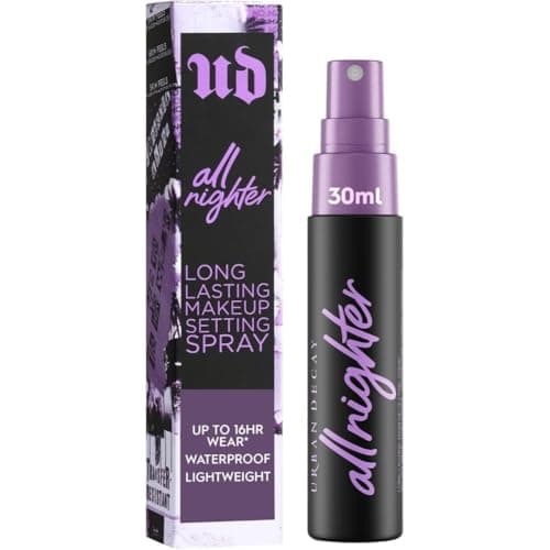 Image of Urban Decay All Nighter Waterproof Makeup Setting Spray, Legendary Makeup Fixing Spray, Up to 16HR Wear, Smudge-Proof, Transfer-Resistant, Vegan and Oil-Free Formula*, Travel Size, 30Ml
