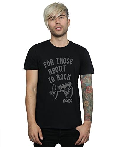 Image of AC/DC Men's for Those about to Rock Cannon T-Shirt XX-Large Black