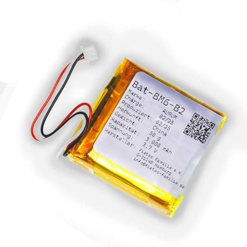 Image of Battery Compatible with Babymoov Baby Monitor Premium Expert Handy Care Touch Essential Yoo-Feel Yoo-See Yoo-Travel Yoo-Care Yoo-Moov Baby Monitor (Babymoov Go+ (A014429) Camera, Type B (3 Cables))