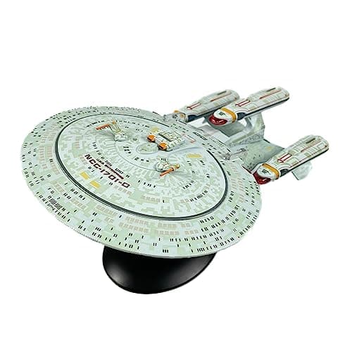 Image of Eaglemoss Star Trek Starship Replica | USS Enterprise NCC-1701-D Dreadnought