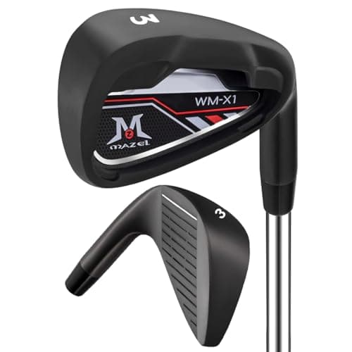 Image of MAZEL Golf Iron for Men 1,2,3,4,5,6,7,8,9, P, S, Right Hand Single Golf Club Iron CNC Milled Face, Precise Direction Control