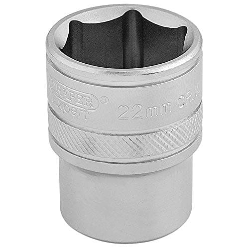 Image of Draper 16613 1/2" Square Drive 6 Point Socket, 22mm Size