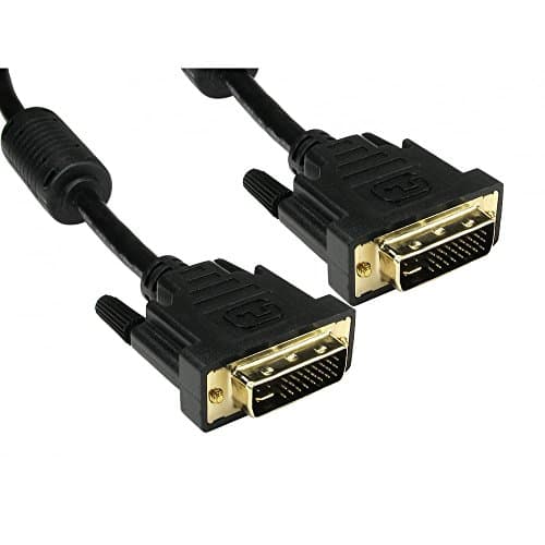 Image of rhinocables DVI Cable DVI-I Male Dual Link Cable 28 +1 Digital & Analog 29 Pin Video Monitor Display Lead (2m)