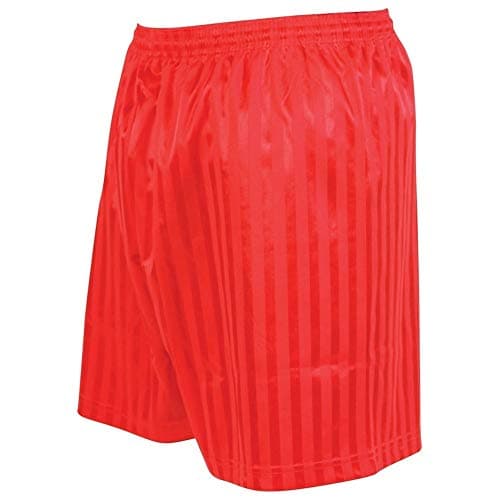 Image of Precision Striped Continental Football Shorts 42-44 inch Red