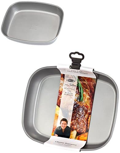 Image of Stellar - James Martin Heavy Duty Non Stick Roasting - Oven Tray Sets (Small + Large Roasting Tin)