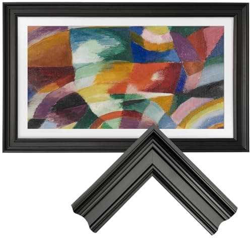 Image of Samsung The Frame TV Bezel/Mounts Modern black,Compatible ONLY with Samsung The Frame TV 85"(Fits 2021-2026 models, model codes:85LS03A/B/C/D/FA/FW) (Linear Noir, 85-LS03)