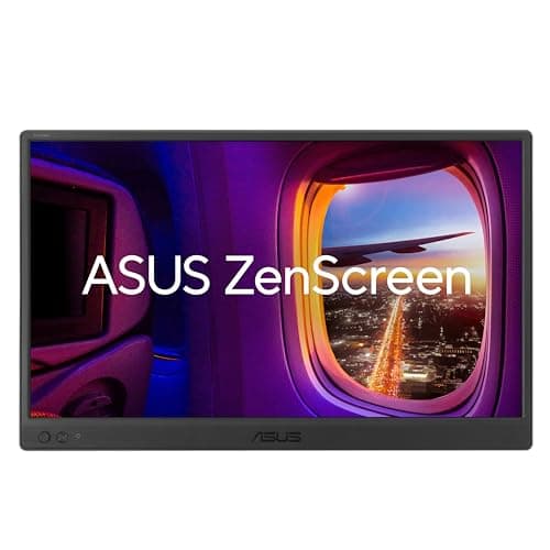 Image of ASUS ZenScreen MB169CK Portable USB Monitor- 16 inch (15.6 inch viewable), Full HD, IPS, dual USB Type-C, mini-HDMI, Flicker Free, Blue Light Filter, Anti-glare surface, 360° kickstand