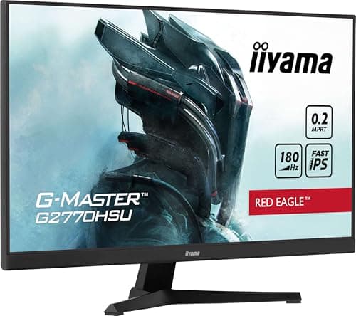 Image of iiyama G-Master Red Eagle G2770HSU-B6 27 inch Fast-IPS LED Gaming Monitor Full HD HDMI DP USB 3.2 0.2 ms 180Hz Adaptive Sync Black