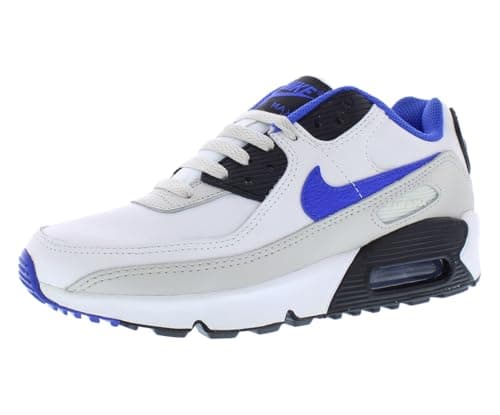 Image of Nike Air Max 90 LTR GS - White/Blue EU, blue, 6 UK
