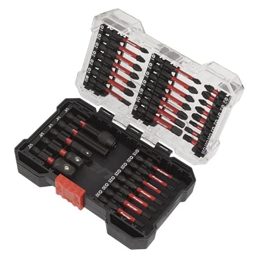 Image of Sealey AK8285 34pc Impact Grade Power Tool Bit Set