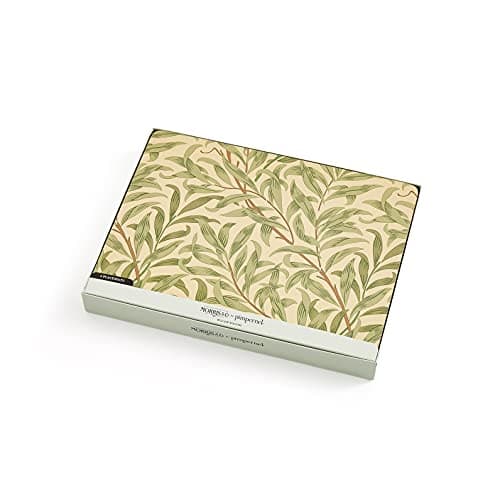 Image of Pimpernel Set of 6 Green Placemats - Cork-Backed Table Mats with Heat Resistance and Stain Protection, Suitable for Everyday Dining and Entertaining, 20 x 33cm