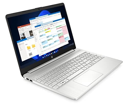 Image of HP 15" Full HD Laptop 15s-fq2039na, Intel Core i3, 4GB RAM, 128 GB SSD, Windows 11, Full Size Keyboard, Micro Edge Display, Anti-Glare - Silver