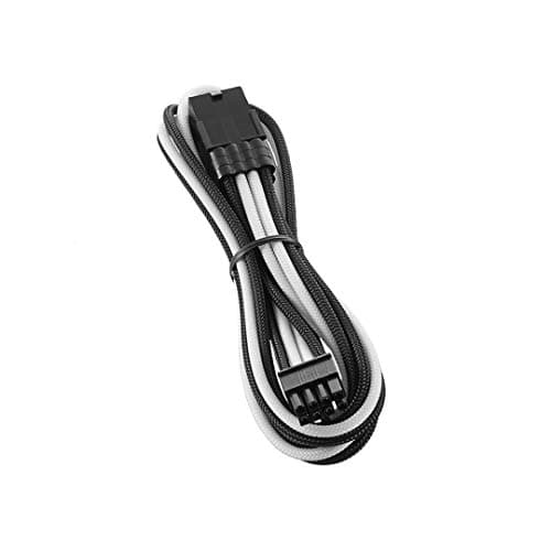 Image of CableMod PRO ModMesh 8-Pin PCIe Extension - 45 cm (Black/White)