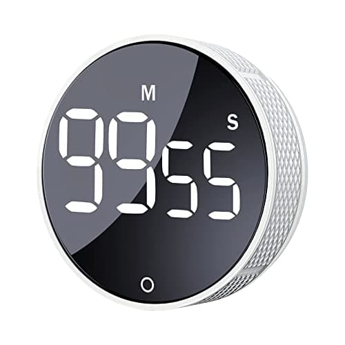 Image of AVINIA Digital Kitchen Timers, Visual timers Large LED Display Magnetic Countdown Countup Timer for Classroom Cooking Fitness Baking Studying Teaching, Easy for Kids and Seniors