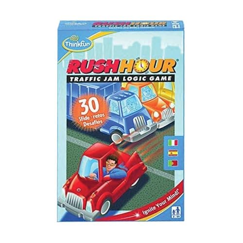Image of ThinkFun Logic and Coding Games Rush Hour Travel