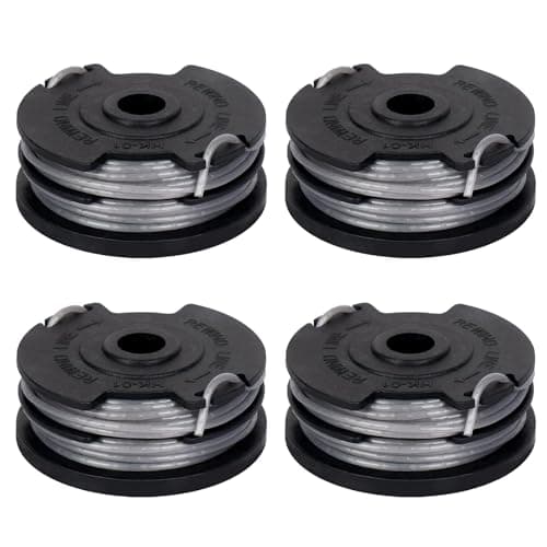 Image of Odashen 4 Pack Strimmer Spool Line Replacement for Bosch ART 24 27 30 30-36 LI, 1.6mm Double Autofeed Nylon Spool, F016800351 Grass Trimmer Spools for Bosch, 20ft Cutting Line