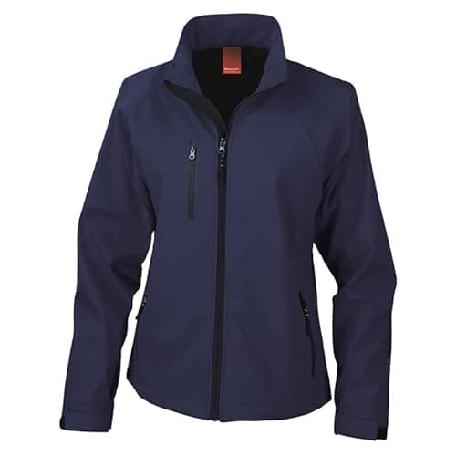 Image of Result R128F Ladies Base Layer Softshell Jacket - Navy - M