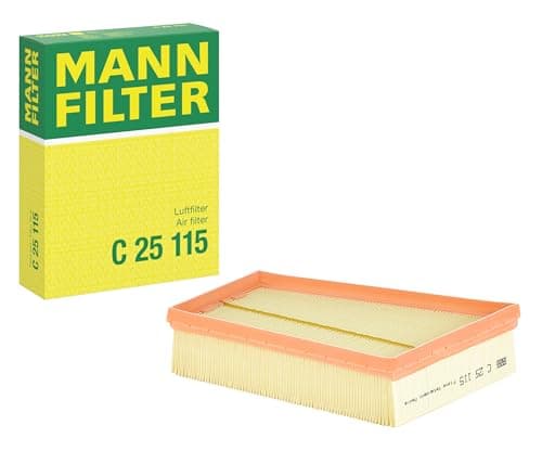 Image of MANN-FILTER C 25 115 Air Filter, Premium Quality for Passenger Cars, High Dirt Holding Capacity, Low Flow Resistance, Fits Most Modern Vehicles