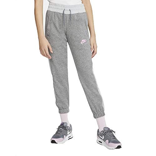 Image of Nike G Nsw Air Pant Sport Trousers - Carbon Heather/Magic Flamingo, X-Small