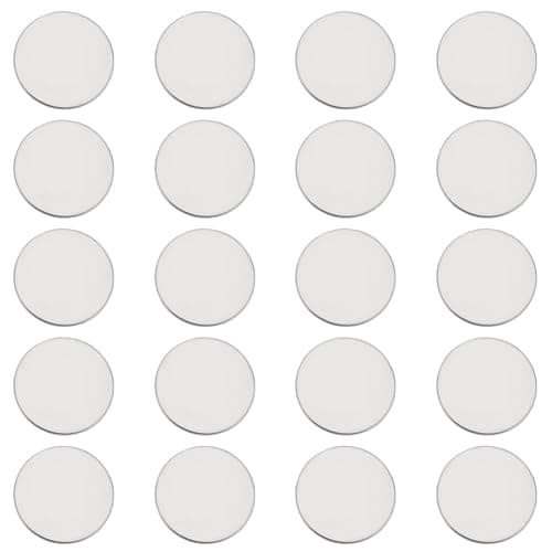 Image of PLIGREAT 20 Pcs Golf Ball Position Marker, 25mm Blank Ball Coin Golf Markers Suit Golfing Tool Accessories for Beginners, Women, Men