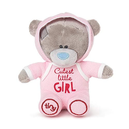 Image of Me to You Tiny Tatty Teddy 'Cutest Little Girl' Bear in Pink Baby Grow - Official Collection