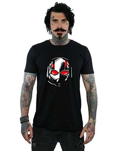 Image of Marvel Men's Ant-Man and The Wasp Scott Mask T-Shirt Black XX-Large