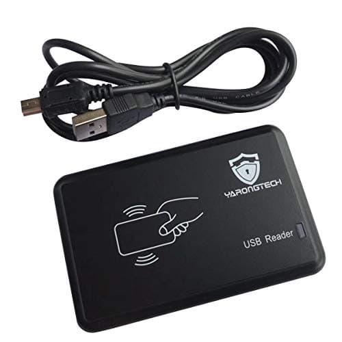 Image of YARONGTECH USB HF 13,56 MHz RFID Lector de Tarjetas de Control de Acceso sólo Lectura