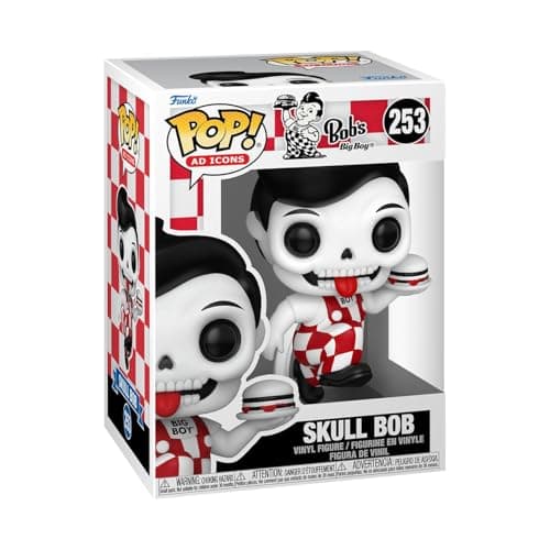 Image of Funko Pop! AD Icons: Bob's Big Boy - Skull Bob - Collectable Vinyl Figure - Gift Idea - Official Merchandise - Toys for Kids & Adults - Ad Icons Fans - Model Figure for Collectors and Display