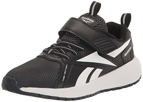Image of Reebok Boys' Durable Xt Running Shoe, black white, 10.5 Little Kid
