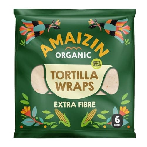 Image of Amaizin Organic Extra Fibre Tortilla Wraps 240g