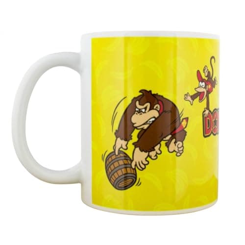 Image of Pyramid International Donkey Kong (Bananas) White Mug - 10Oz / 315Ml Ceramic Mug - One Size