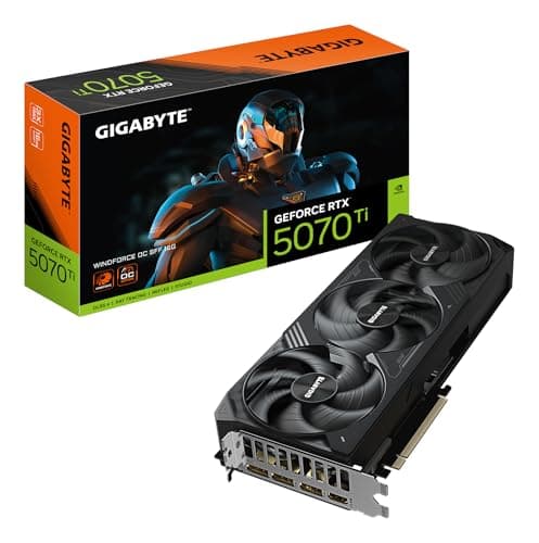 Image of Gigabyte GeForce RTX 5070 Ti WINDFORCE OC SFF 16G Graphics Card - 16GB GDDR7, 256bit, PCI-E 5.0, 2497 MHz Core Clock, 3 x DP 2.1a, 1 x HDMI 2.1b, NVIDIA DLSS 4, GV-N507TWF3OC-16GD