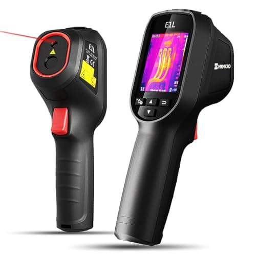 Image of HIKMICRO E1L Compact Thermal Imaging Camera, 160 x 120 IR Resolution/19200 Pixels, 25Hz Refresh Rate, Portable Handheld Infrared Thermal Imager with Laser Pointer, -20 °C ~550 °C Temperature Range