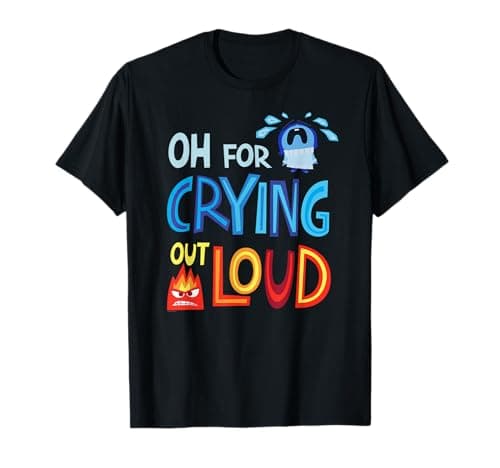 Image of Disney & Pixar’s Inside Out 2 Sadness Anger Crying Out Loud T-Shirt