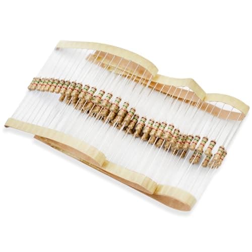 Image of Innfeeltech 100 Pcs 1/2W 5% Tolerance 1.5K Ohm Carbon Film Resistor Resistance for DIY Project and Experiments