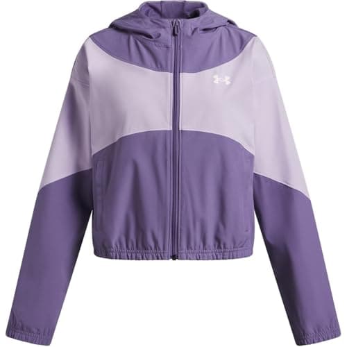 Image of Under Armour Kids Wov HD Jacket Purple/white 13 Years