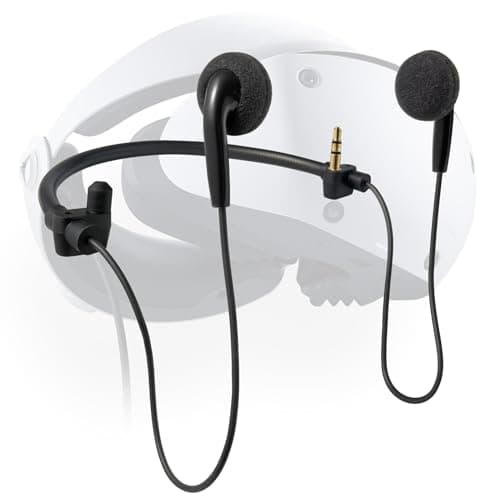 Image of sciuU Gaming Earbuds compatible with PlayStation VR2, Replacement Stereo Earphones compatible with Sony PS5 PS VR 2 Headset