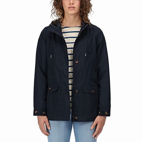 Image of Regatta Womens Nahla Waterproof Hooded Jacket - Navy - 10