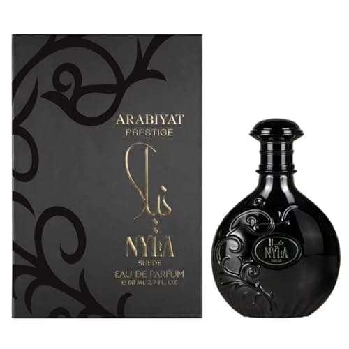 Image of Arabiyat Nyla Suede Eau de Parfum 80 ml – Unisex Sweet Gourmand Fragrance with Caramel, Vanilla & Musk – Long‑Lasting Date Night Perfume
