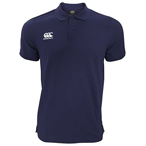 Image of Canterbury Mens Waimak Short Sleeve Pique Polo Shirt (XL) (Navy)