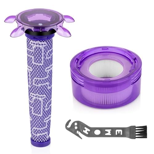 Image of Upgraded V8 Replacement Filter Compatible with Dyson Car+Boat handheld vacuum cleaner Animal Extra SV25, SV10, FOCUS Mattress, Replace Part #965661-05 & 967478-05