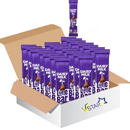 Image of All Chocolate Bars Collection – Ultimate Assorted Chocolate Selection (Half Box (30 x Bars), Dairy Milk Little Bar Chocolate Bar 18g)