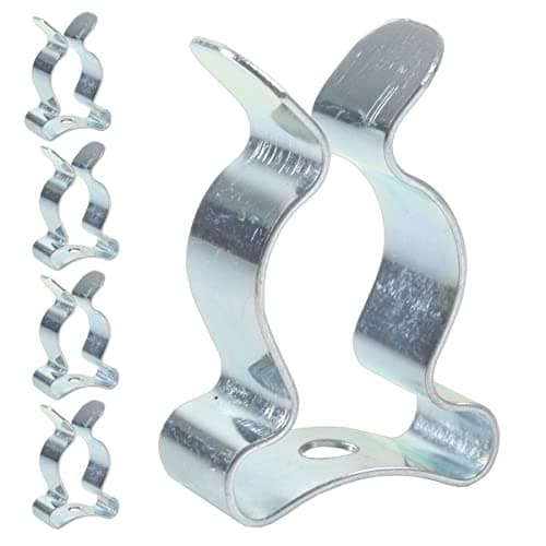 Image of Merriway® BH01980 (5 Pcs) Tool Storage Terry Clip Spring Steel Bright Zinc Plated, 32 - 43mm (1.1/4 - 1.11/16 inch) - Pack of 5 Pieces
