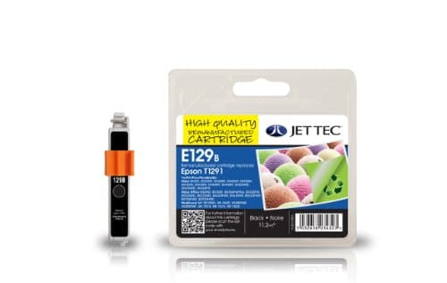 Image of Jet Tec Compatible Ink Cartridge for Epson T1291 - Black